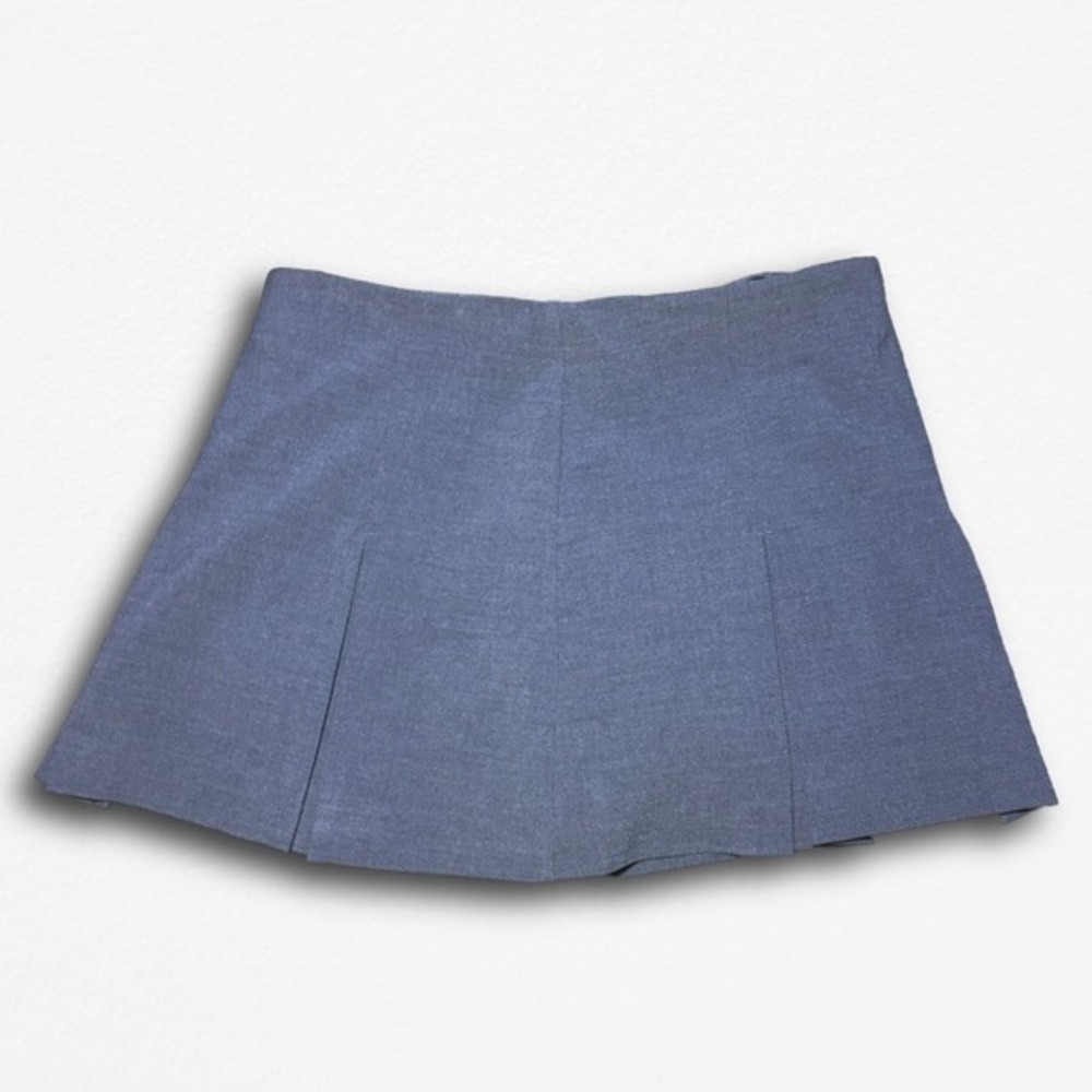 Gray Pleated Mini Skirt Preppy Schoolgirl A-Line‎ Charcoal Grey Skirt